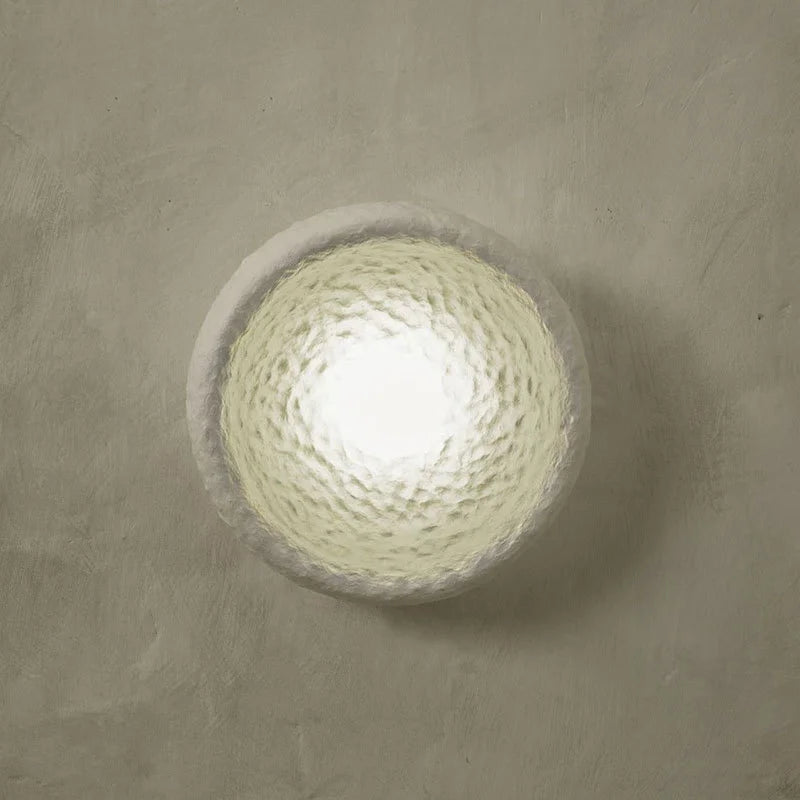 Wabi Sabi – applique murale LED Vintage en résine et verre - vue 5 sur 9