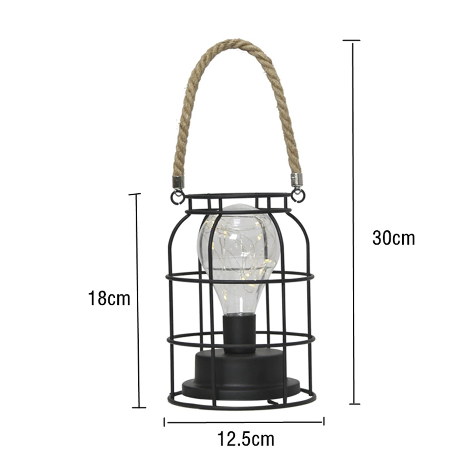rétro-fer-forgé-lampe-table-bureau-lecture-veilleuse - vue 8 sur 9