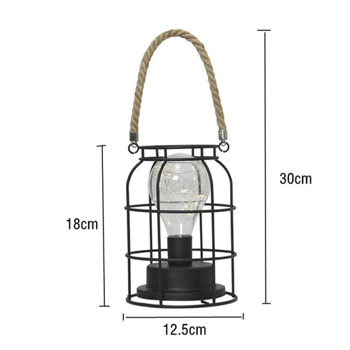 rétro-fer-forgé-lampe-table-bureau-lecture-veilleuse - vue 9 sur 9