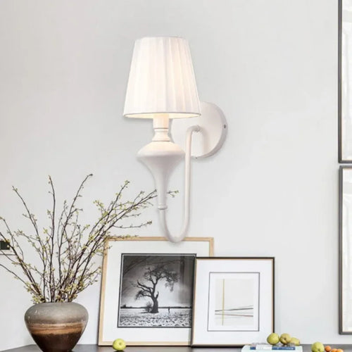lampe de chevet nordique en fer forgé avec applique murale simple - vue 4 sur 6