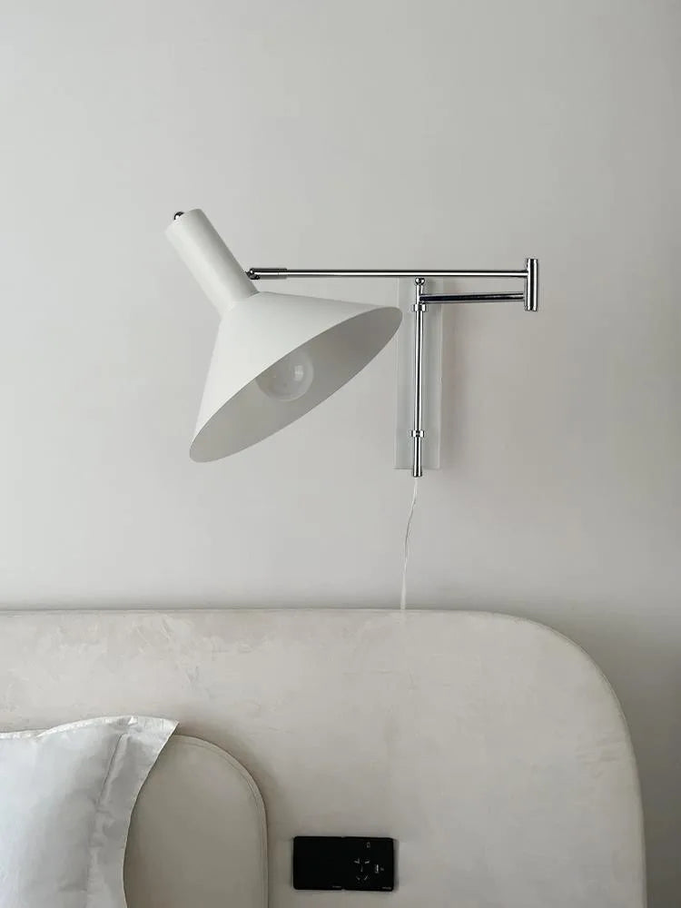 applique murale led vintage rotative pliante pour hôtel - vue 2 sur 12
