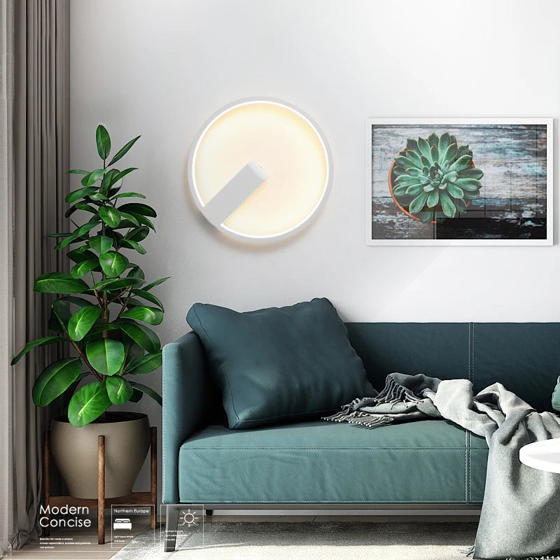 applique murale moderne en aluminium décorative d'intérieur - vue 4 sur 6
