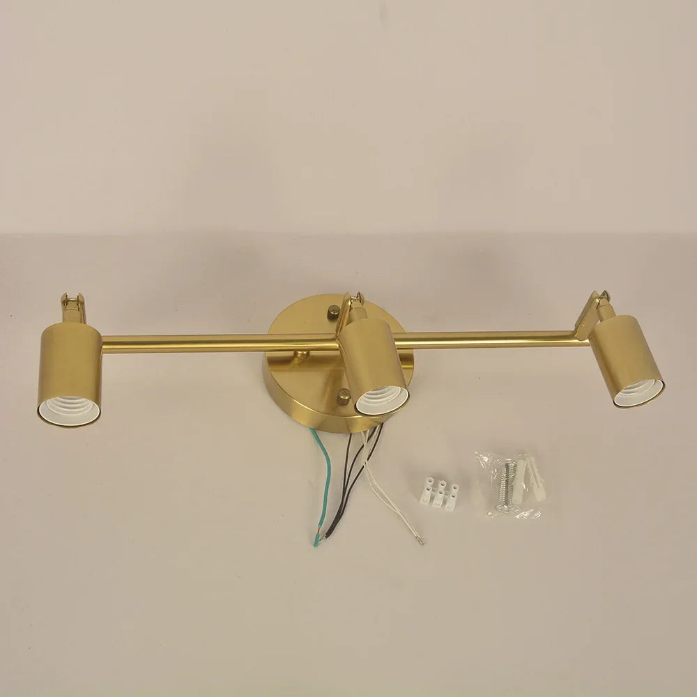 applique murale moderne en métal avec éclairage led - vue 3 sur 7