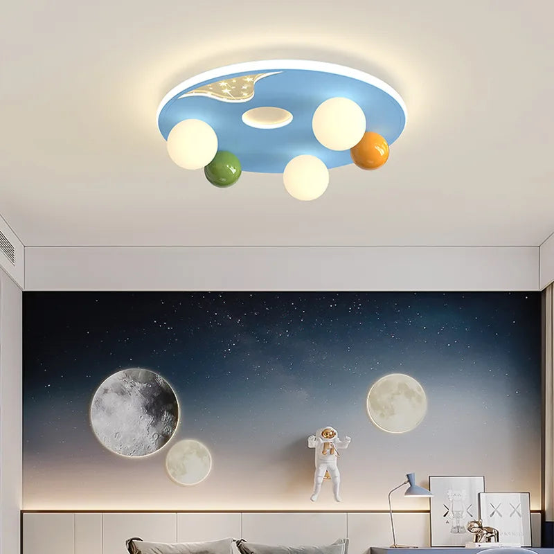 plafonnier boule à bulles moderne pour chambre d'enfant - vue 2 sur 8