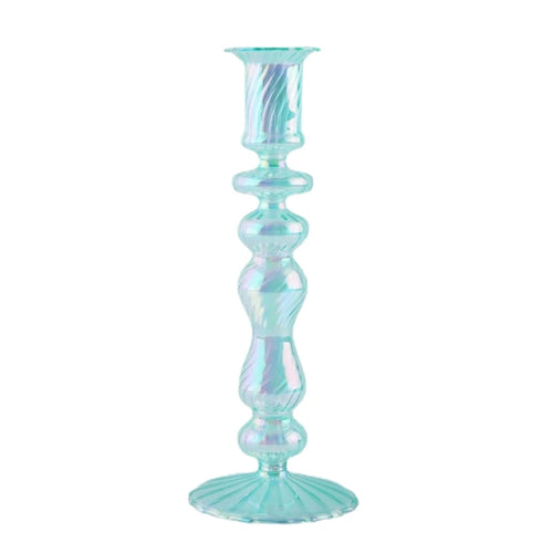 bougeoirs rétro coniques haut en verre pour décoration - vue 17 sur 32