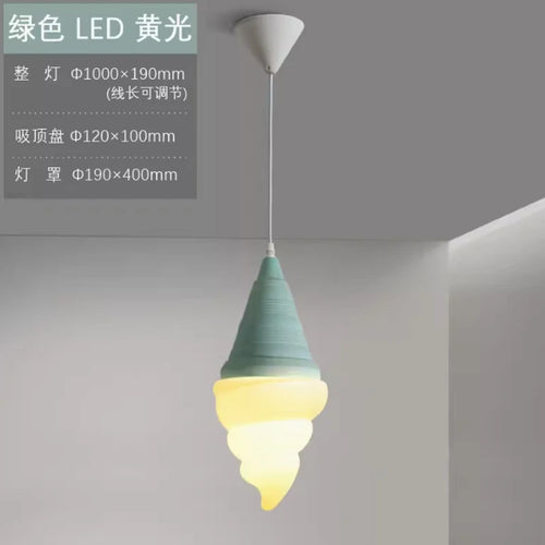 suspension créative en forme de crème glacée moderne - vue 11 sur 15