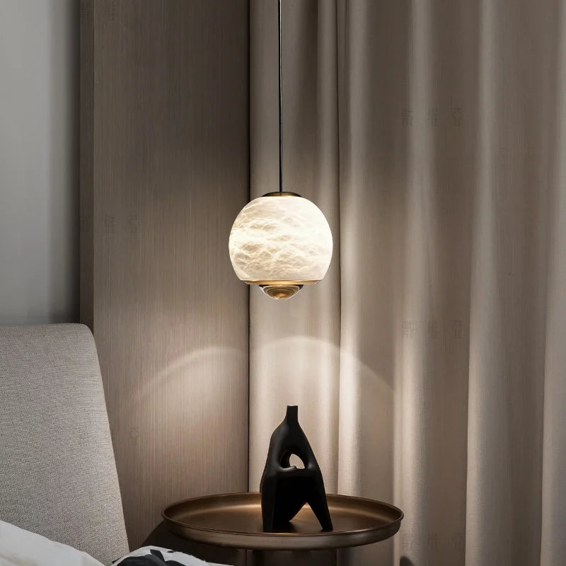 lustre en marbre moderne pour décoration intérieure élégante - vue 5 sur 6