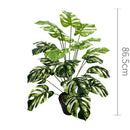 plantes artificielles grandes feuilles décoratives pour intérieur et bureau
