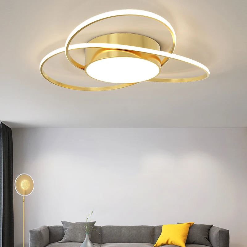 lustre moderne led pour décoration intérieure nordique élégante - vue 6 sur 21