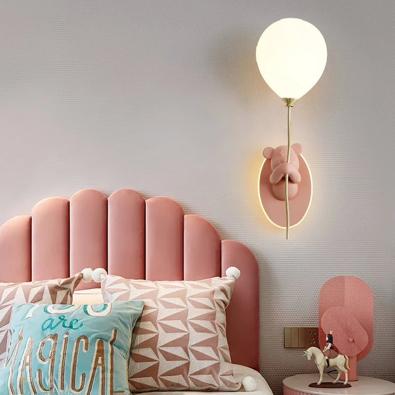 applique murale ours en ballon pour chambre d'enfant - vue 4 sur 17