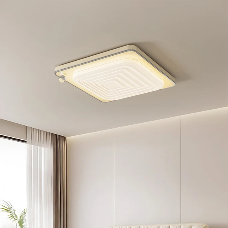 plafonnier à led style médiéval en bois rétro élégant - vue 4 sur 12