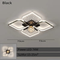 plafonnier led luxueux pour un éclairage moderne intérieur