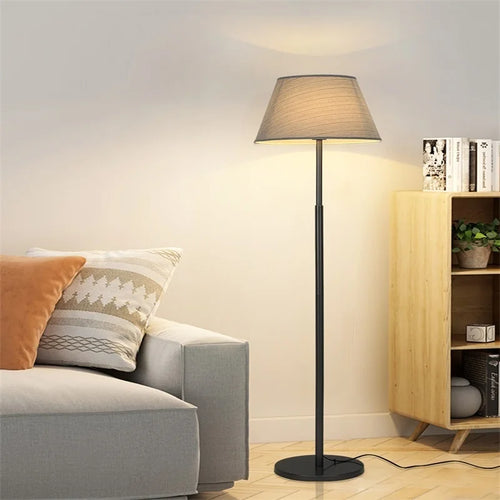 lampe de sol minimaliste de luxe avec table verticale réglable - vue 7 sur 14