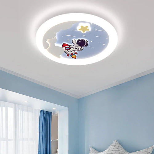 plafonnier astronaute pour chambre enfant design ludique et protecteur - vue 5 sur 7