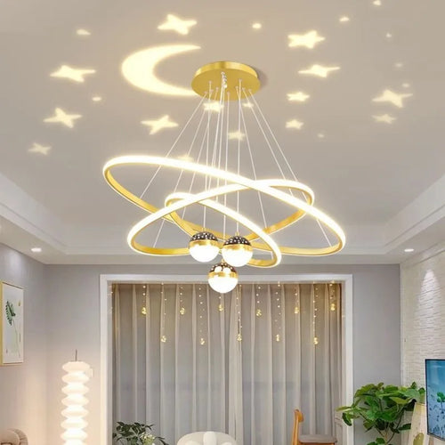 lustre moderne à led en silice pour restaurant et bureau - vue 2 sur 14