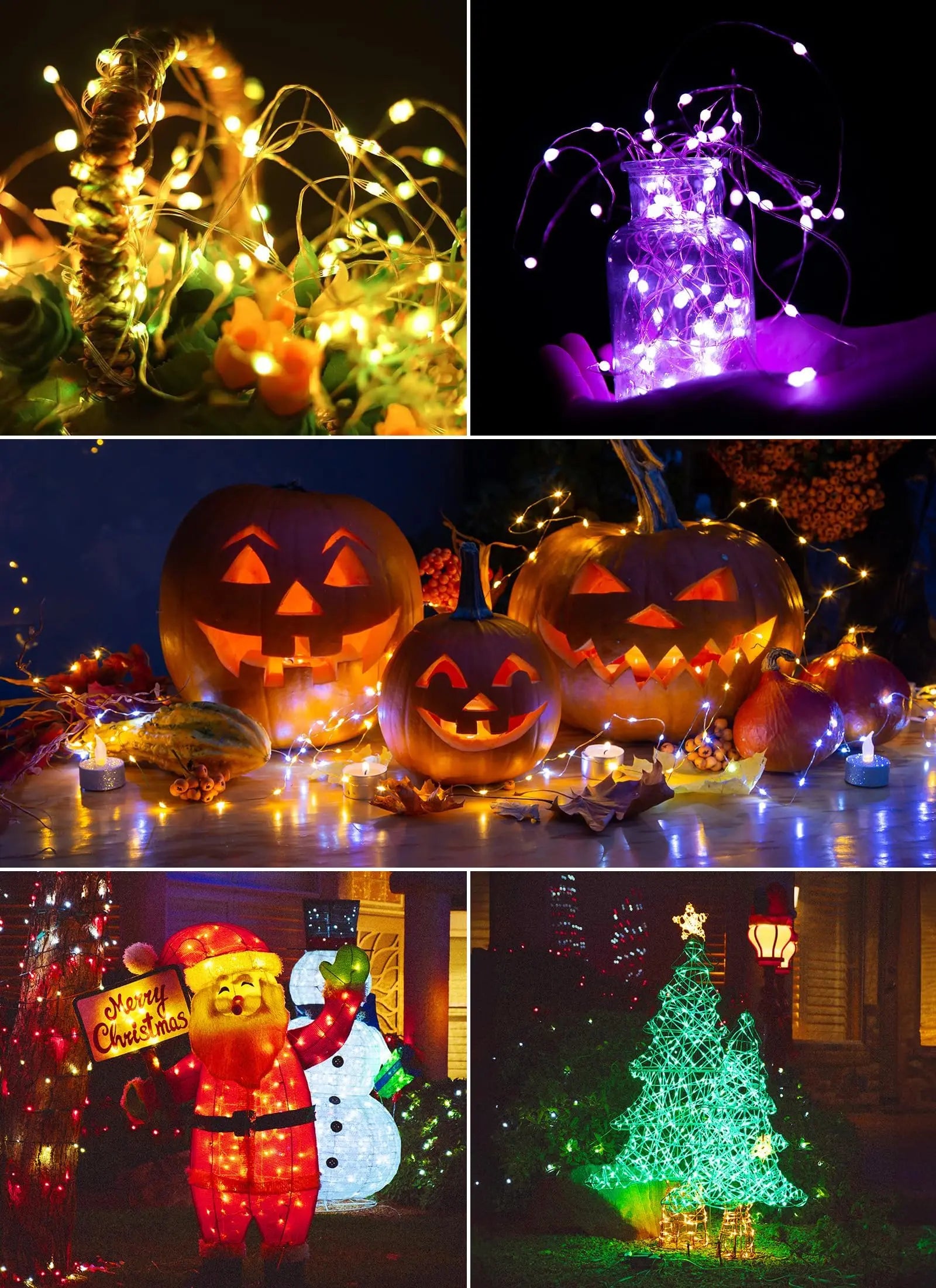 guirlande lumineuse à led avec télécommande pour fêtes et événements - vue 5 sur 6