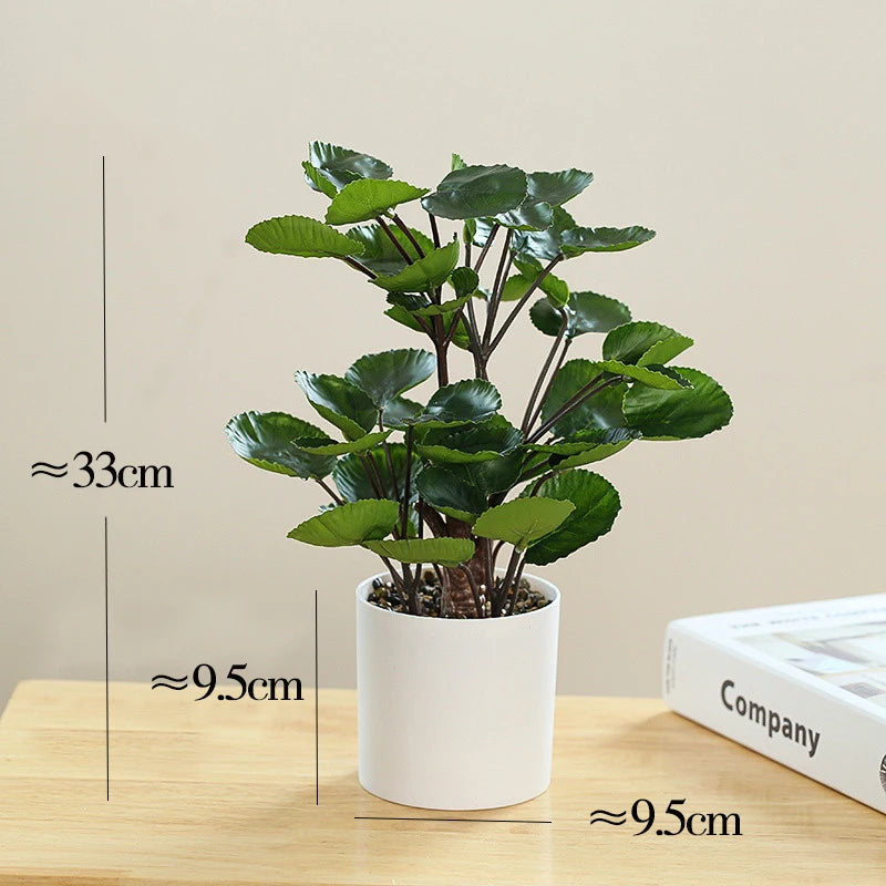 plante artificielle en pot bambou monstera pour décor bureau et maison - vue 10 sur 14