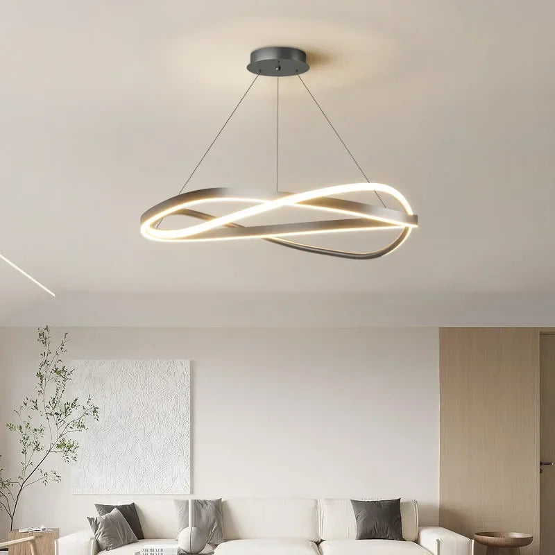 suspension à led moderne pour décoration intérieure élégante - vue 5 sur 12