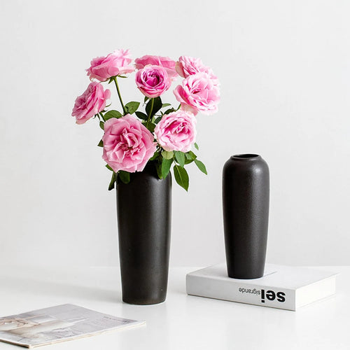 vase en céramique moderne pour arrangement floral décoratif - vue 3 sur 8