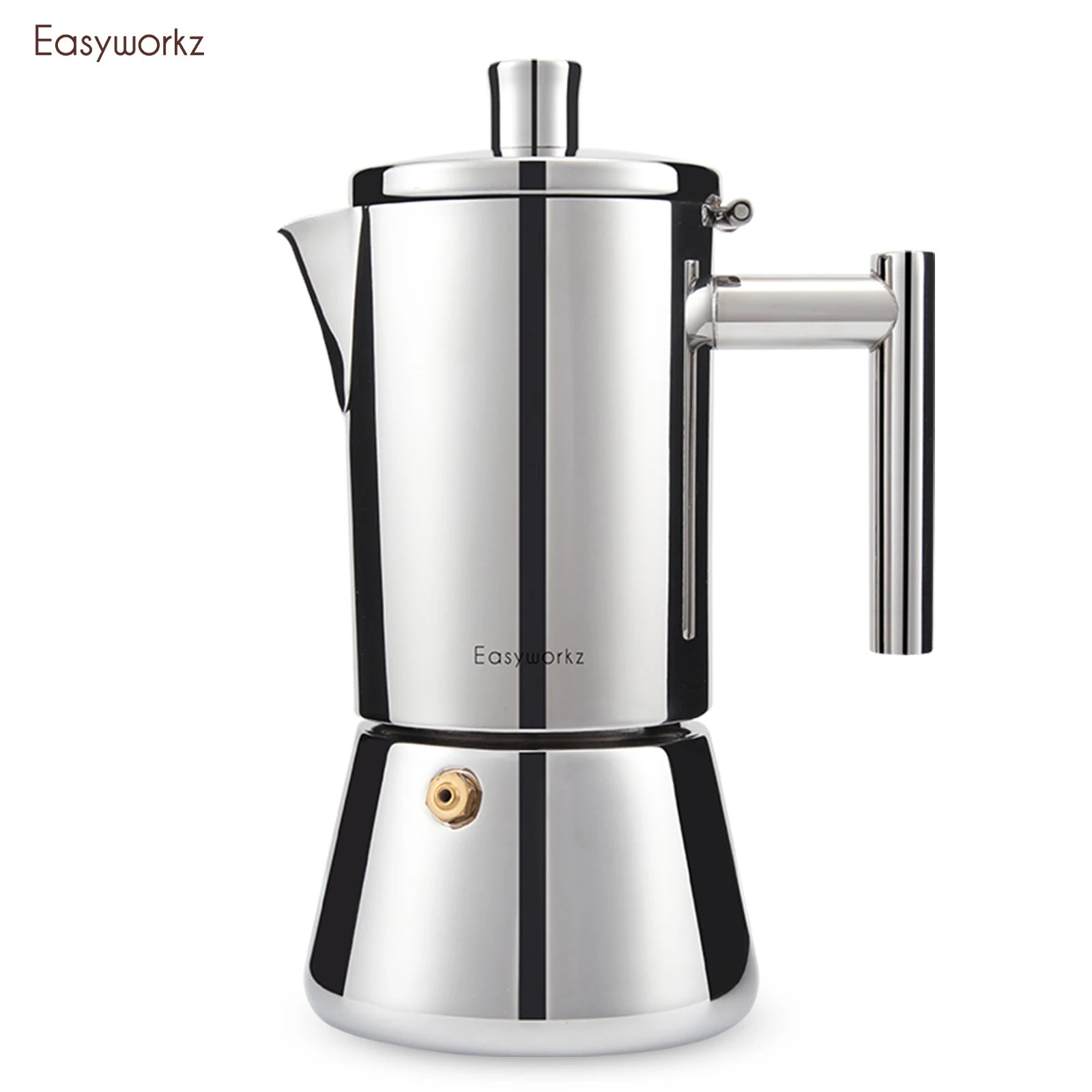 Cafetière italienne easyworkz diego inox induction compacte