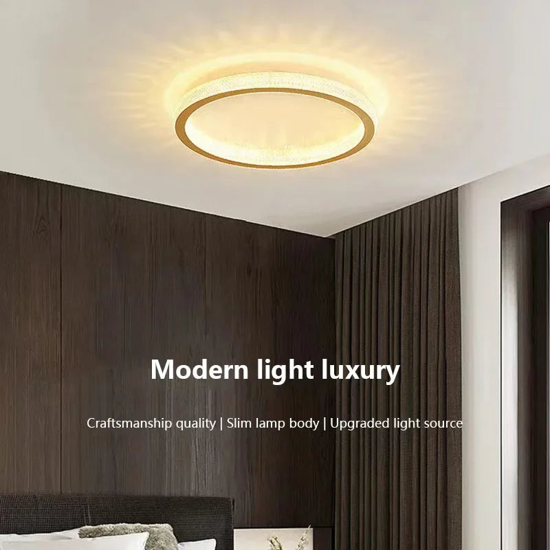 lustre plafond moderne à leds pour intérieur décoratif - vue 6 sur 12