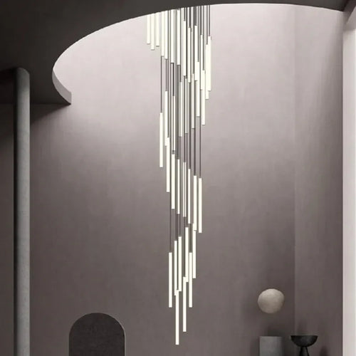 lustre moderne à led pour espaces de grande hauteur - vue 5 sur 14