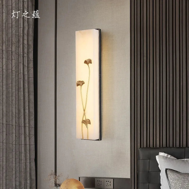 applique murale vintage en marbre à led pour extérieur jardin et cour - vue 6 sur 15