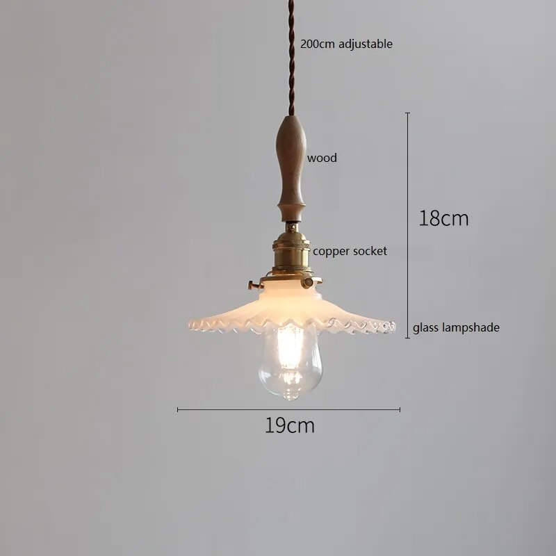 Suspension design led papillon céramique et bois - vue 27 sur 30