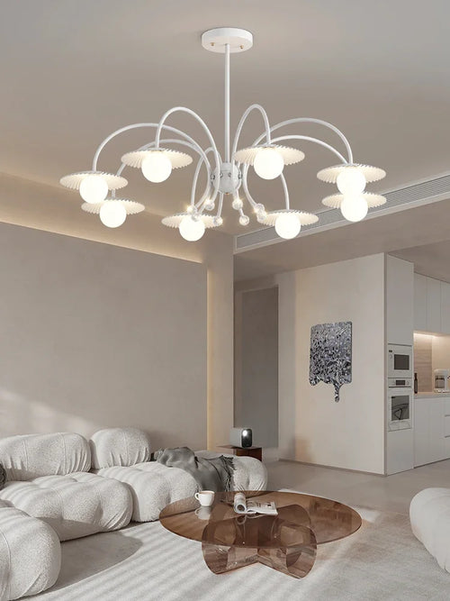 lustre moderne en verre pour décoration intérieure créative et artistique - vue 4 sur 12