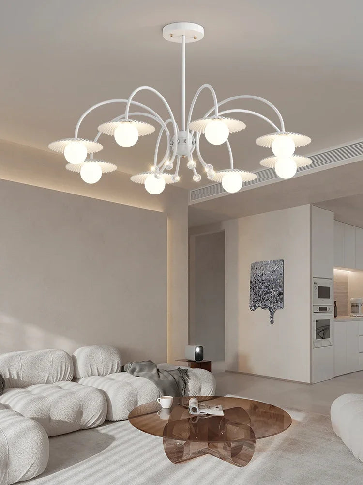 lustre moderne en verre pour décoration intérieure créative et artistique - vue 3 sur 12