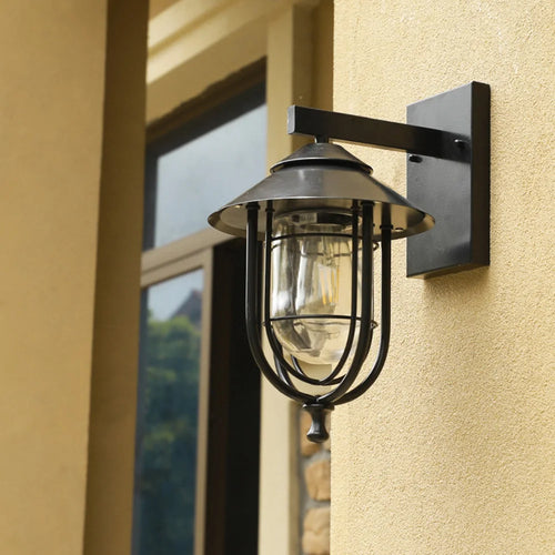 Mengjay appliques murales extérieures lampes luminaire moderne étanche Patio lumière LED pour porche à la maison - vue 5 sur 8