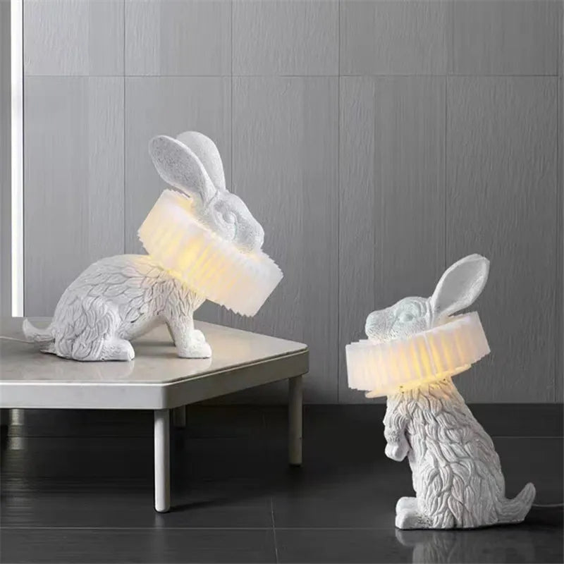 lampe de table lapin adorable pour décoration enfant - vue 1 sur 15