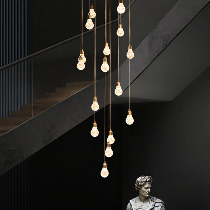 lustre moderne en cristal pour décoration intérieure élégante - vue 1 sur 14