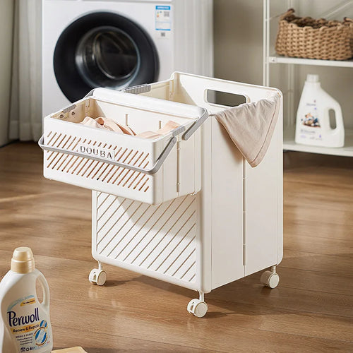 panier à linge pliable multifonction grande capacité portable - vue 6 sur 11
