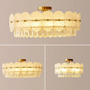 suspension moderne en cristal design pour intérieur élégant