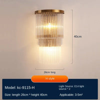 applique murale moderne en cristal rechargeable de luxe