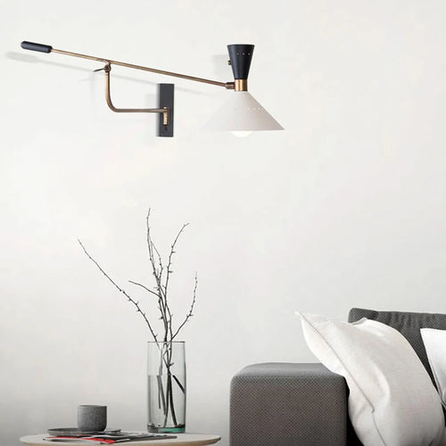 applique murale rétro nordique design pour éclairage intérieur décoratif - vue 4 sur 7
