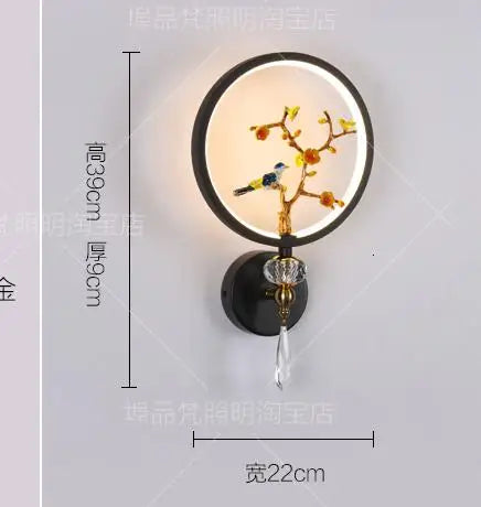 applique murale cristal en led pour éclairage intérieur luxe - vue 8 sur 10