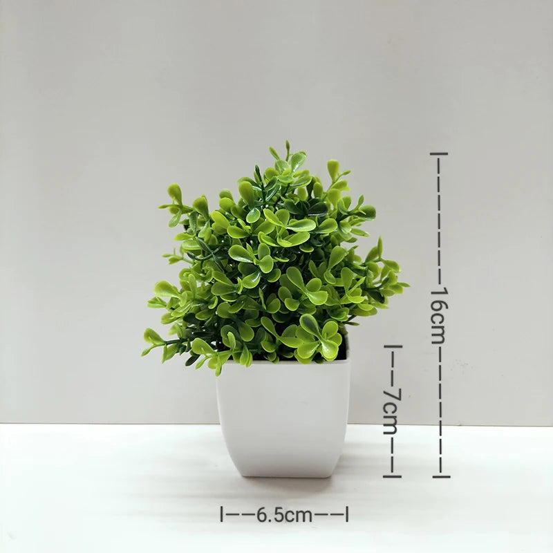 plante artificielle en pot pour décoration de bureau et jardin - vue 32 sur 45