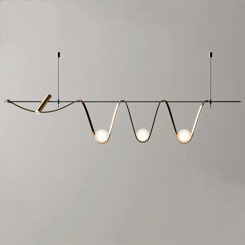 suspension créative minimaliste à led pour éclairage intérieur - vue 4 sur 9