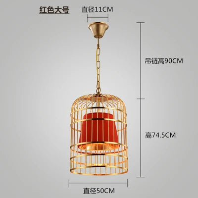 suspension vintage industrielle en fer doré pour bar ou loft - vue 8 sur 15