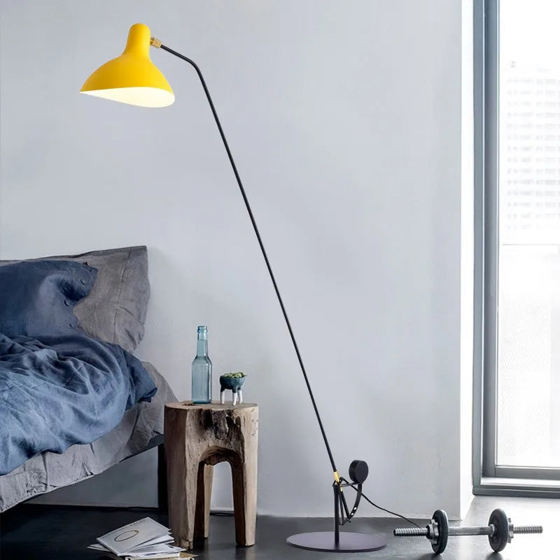 lampe de sol moderne à led au design créatif nordique - vue 3 sur 6