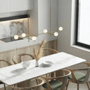 suspension moderne en verre luminaire décoratif d'intérieur