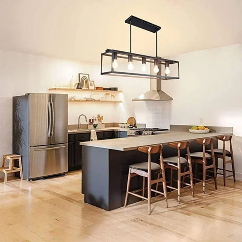 plafonnier led suspendu style industriel rétro avec câble réglable - vue 3 sur 7