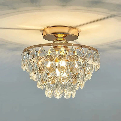 plafonnier moderne en cristal pour intérieur élégant et raffiné - vue 2 sur 9