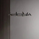 lustre led rotatif minimaliste hauteur réglable