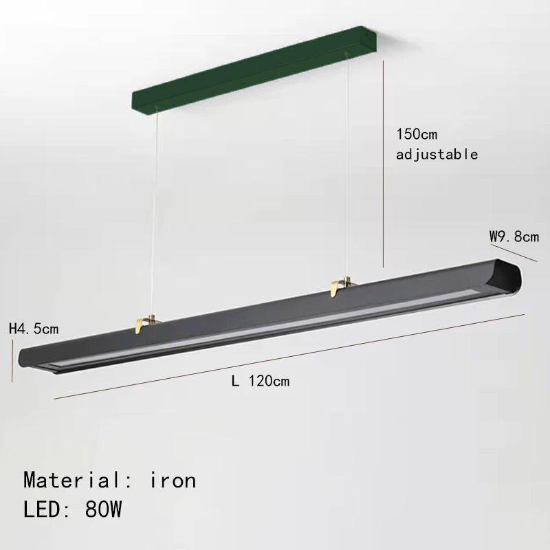 plafonnier led suspendu design minimaliste luminaire décoratif fil réglable