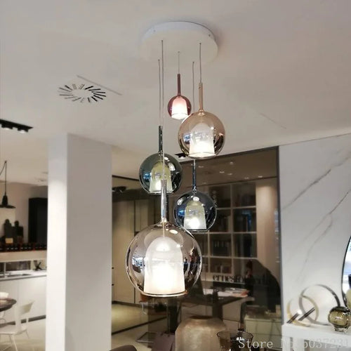 suspension nordiques en verre simple et moderne - vue 2 sur 15