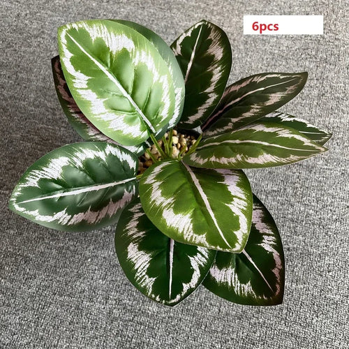 feuilles de phénix artificielles décoration verte en plastique - vue 17 sur 40