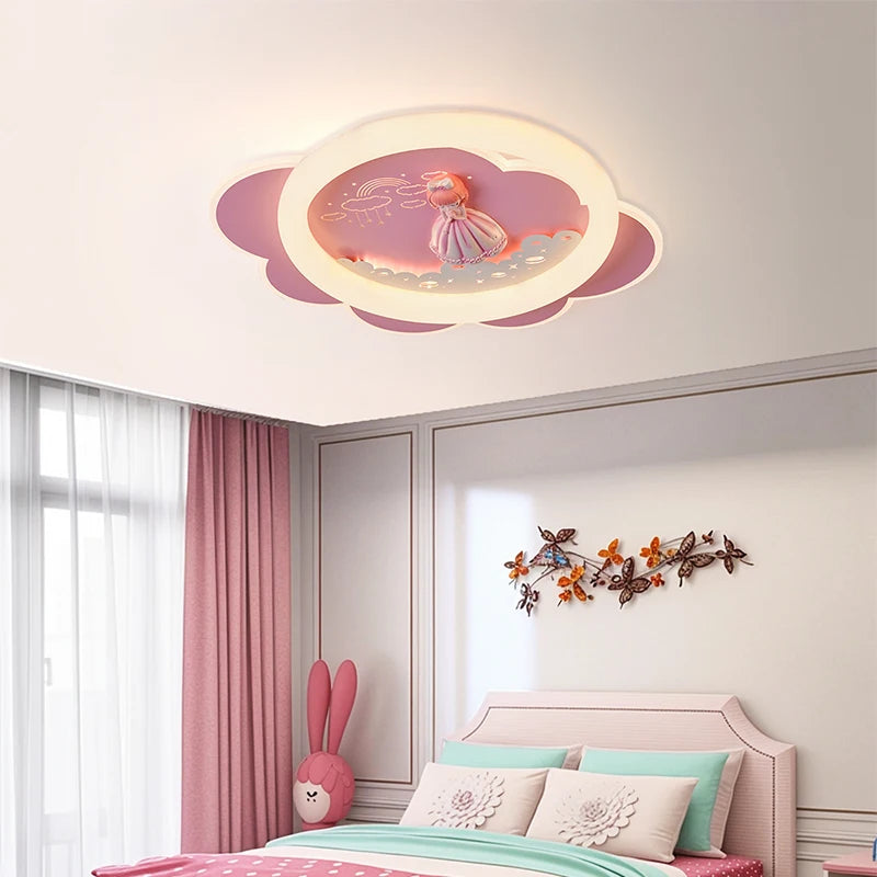 plafonnier créatif led pour chambre d enfant protection des yeux - vue 6 sur 8
